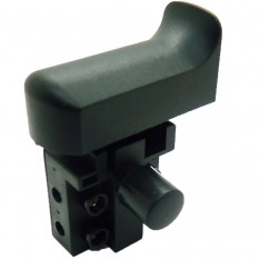 Кнопка перфоратора с фиксатором.