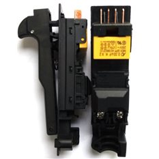 Кнопка для болгарки Сгaft 2500Kw, Фиолент, Makita, 12А (4 зубца, конденсатор)